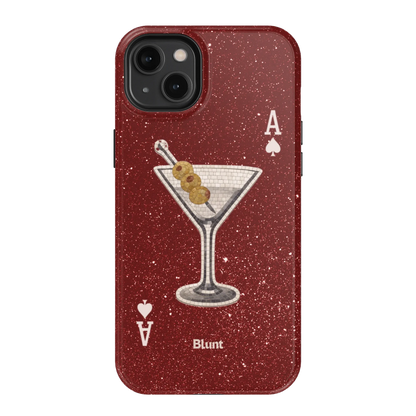 Red Dirty Martini iPhone Case