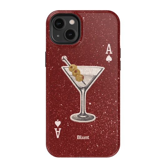 Red Dirty Martini iPhone Case