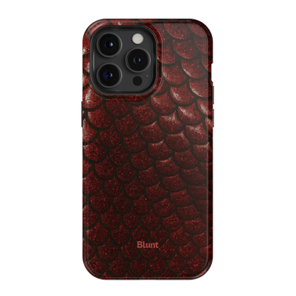 Crimson Depth iPhone Case