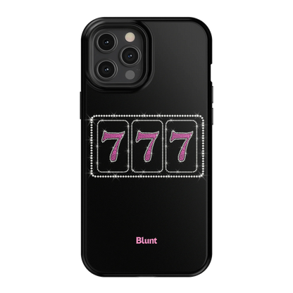 Pink Lucky 777 iPhone Case
