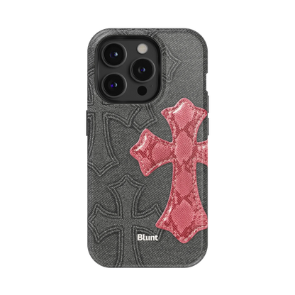 Pinkscale Cross iPhone Case