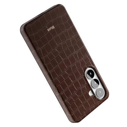 Chestnut-Croc-samsung-case-Galaxy S26 Plus-4