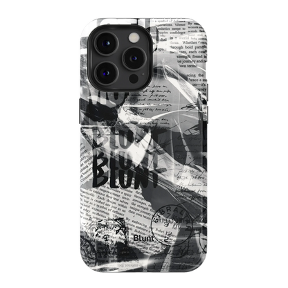 Black Love Letter iPhone Case