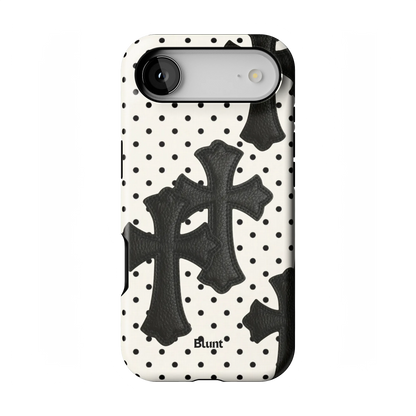Noir Crosses iPhone Case