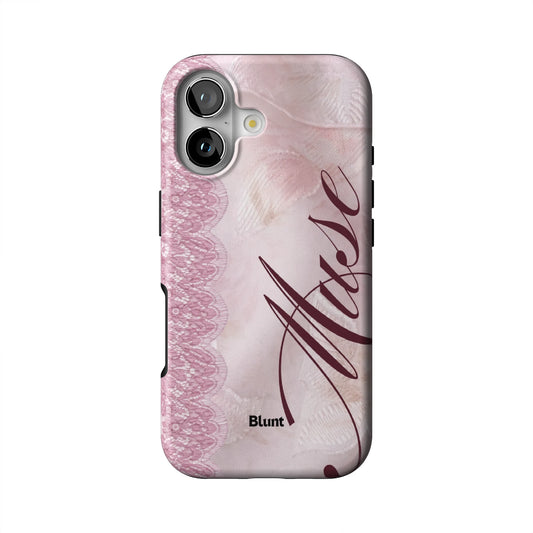 Blush Laced Muse iPhone Case