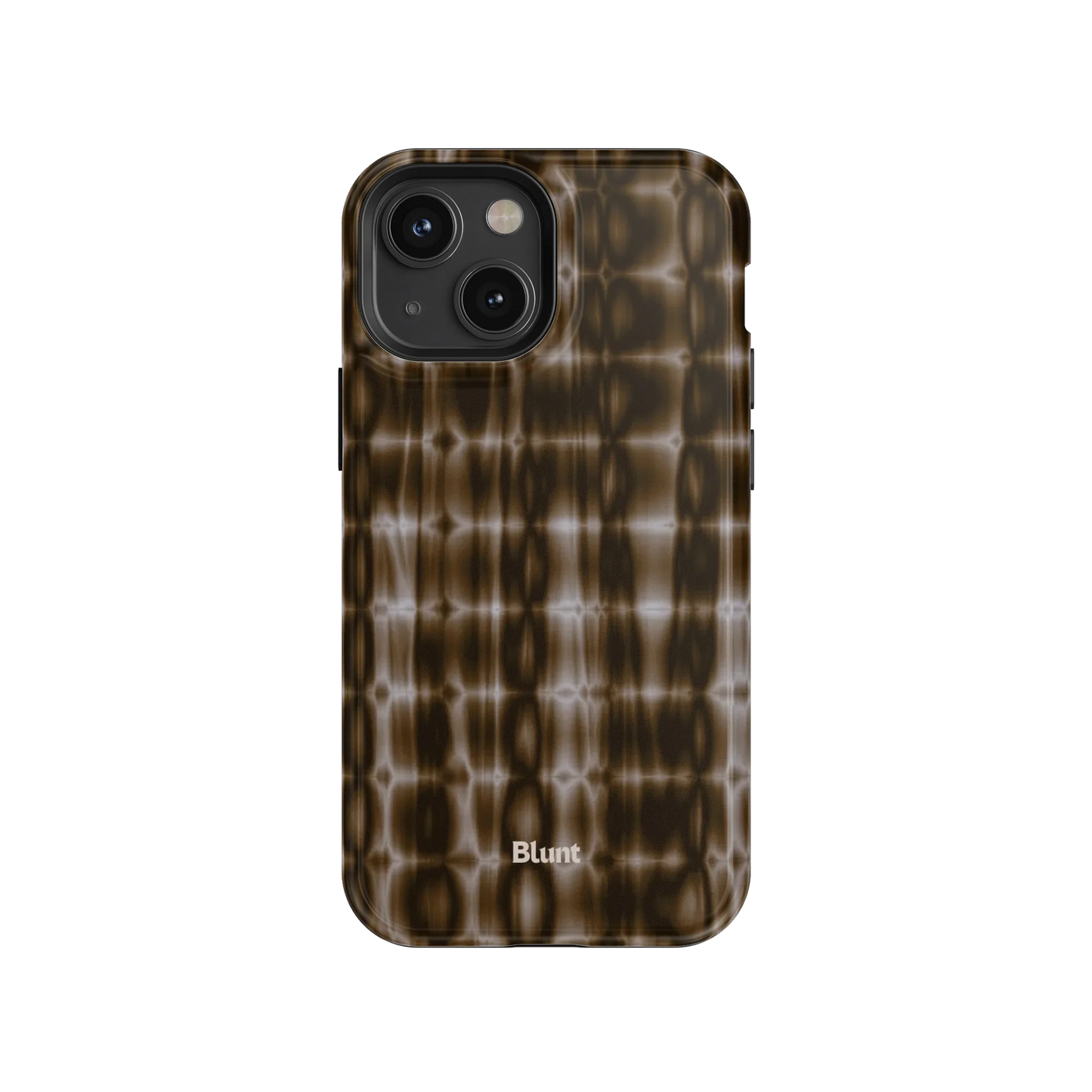 Brown Ripple iPhone Case