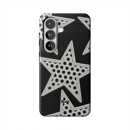 Noir Polka Star Samsung Case