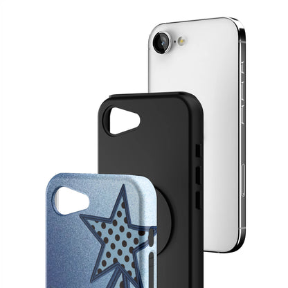 Blue-Polka-Star-iphone-case-iPhone 17 E-3
