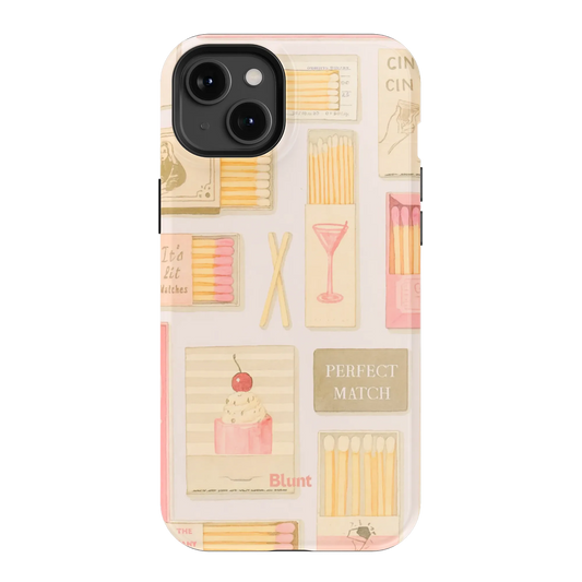 Pink Match iPhone Case