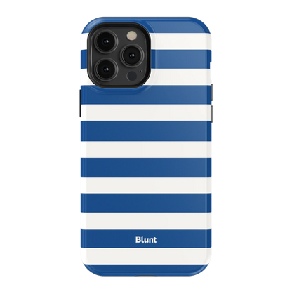 Navy Stripe iPhone Case