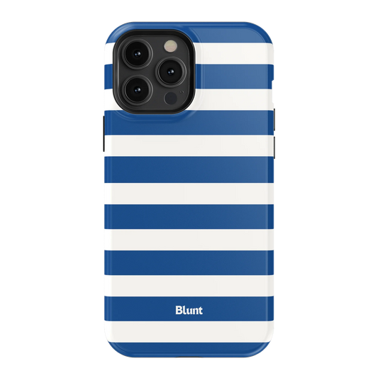 Navy Stripe iPhone Case