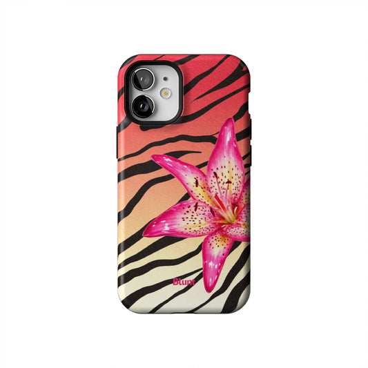 Striped-Lilly-iphone-case-iPhone 12 Mini-1