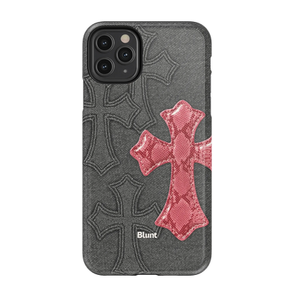 Pinkscale Cross iPhone Case