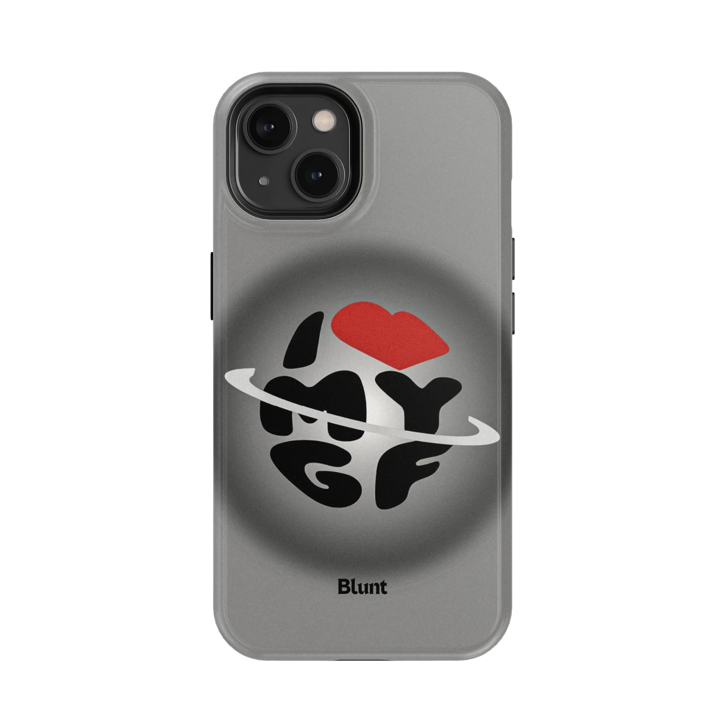 Grey Aura Girlfriend iPhone Case
