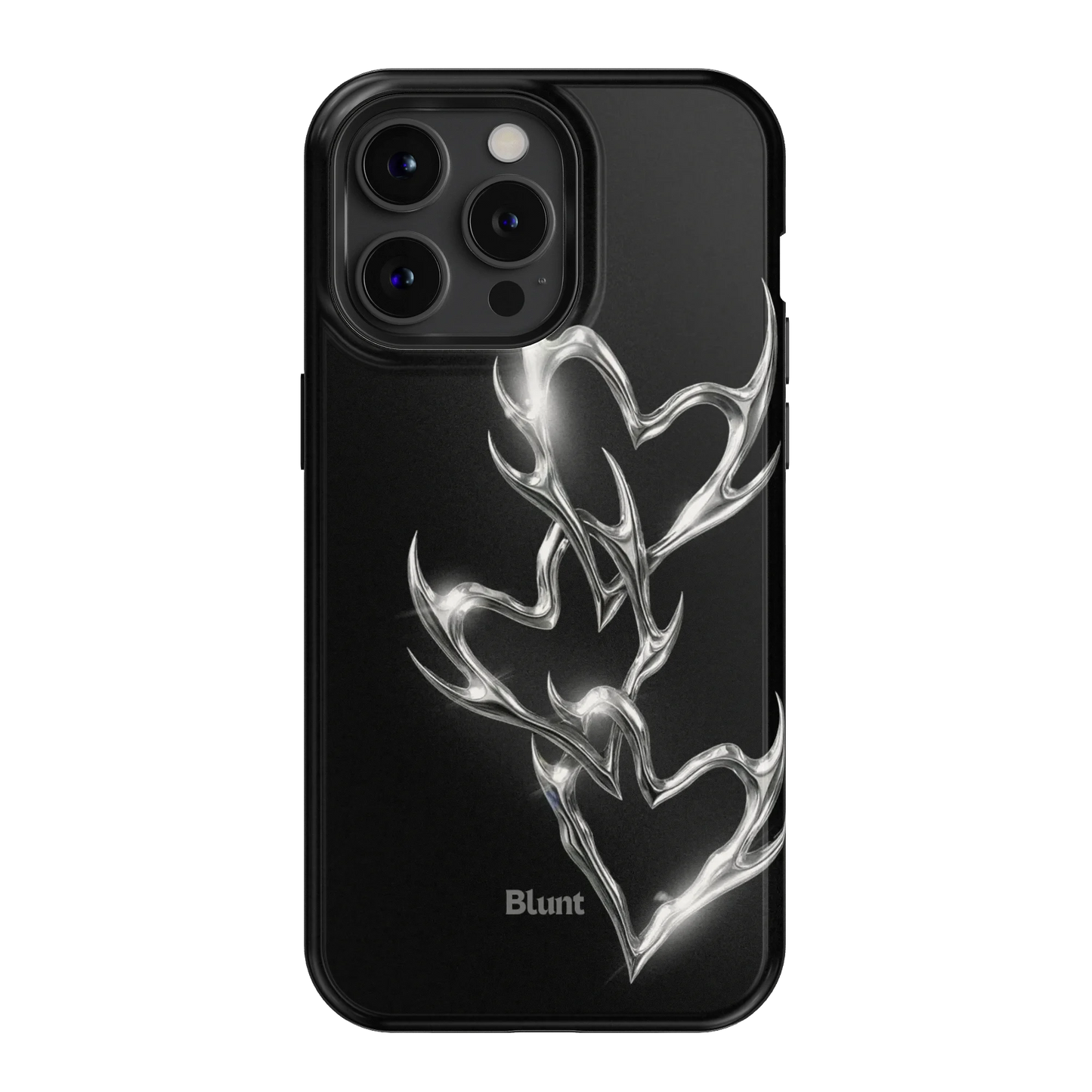 Chrome Flame iPhone Case