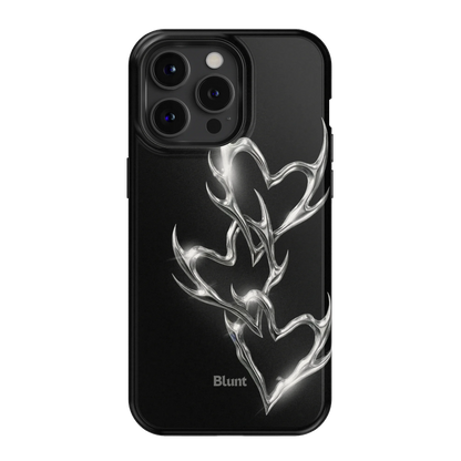 Chrome Flame iPhone Case