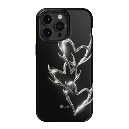 Chrome Flame iPhone Case