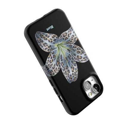 Blue-Leopard-Bloom-iphone-case-iPhone 13-4