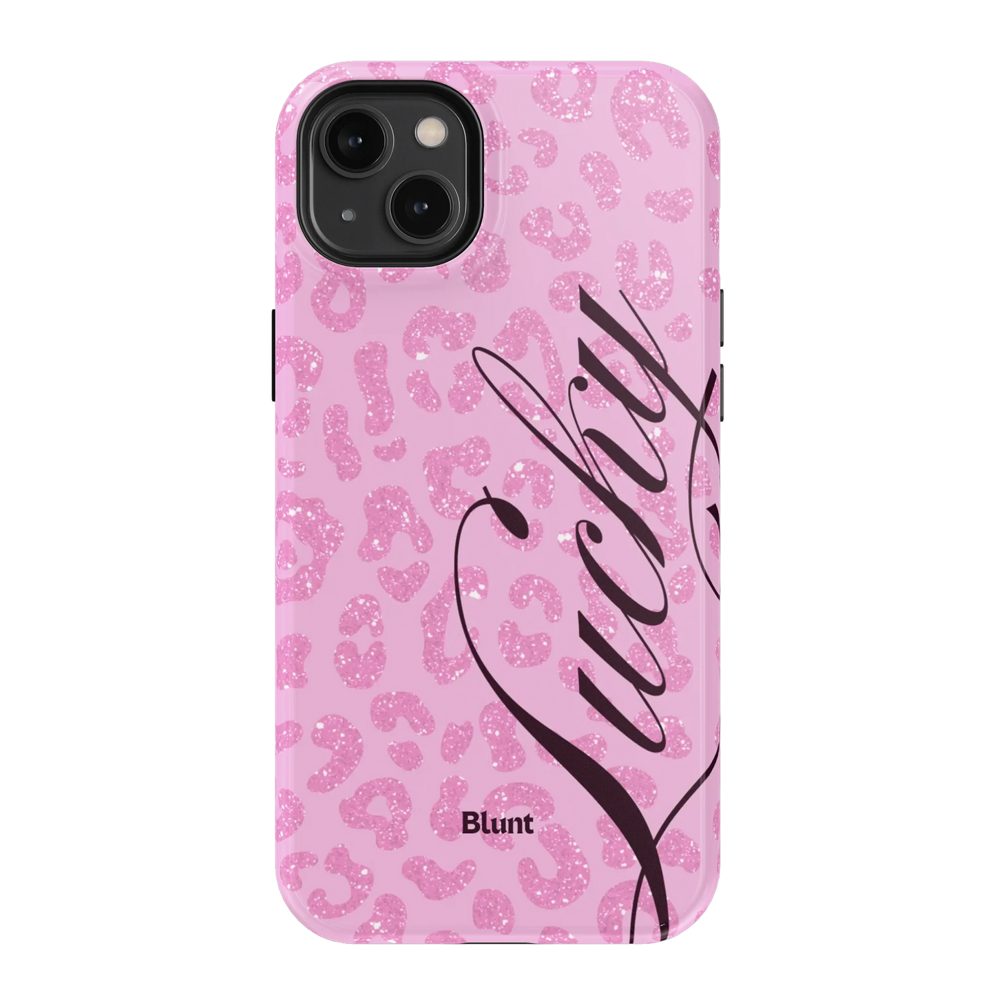 Pink Cheetah Lucky iPhone Case