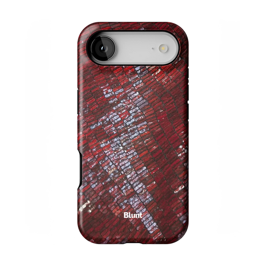 Crimson Scale iPhone Case