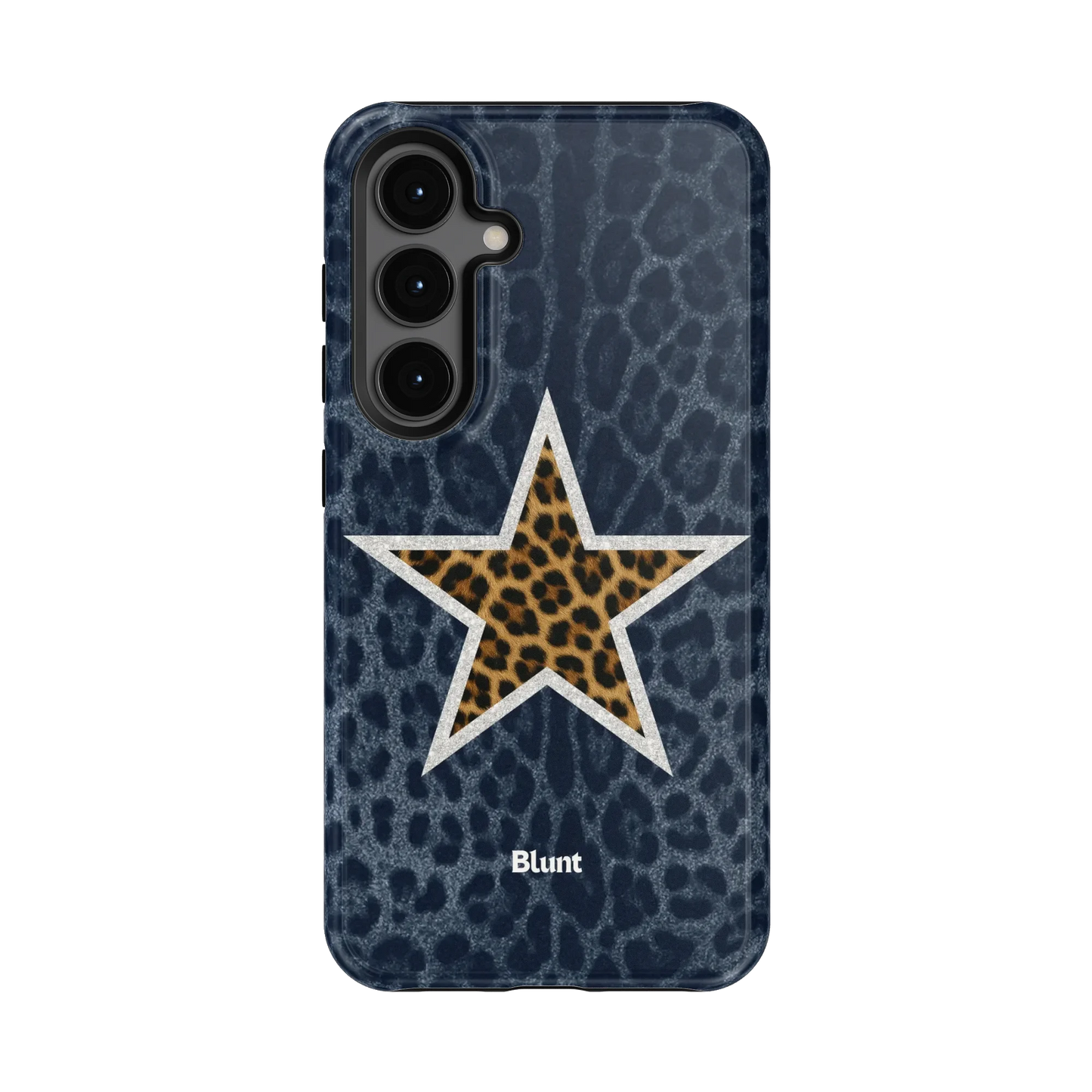 Denim Cheetah Star Samsung Case