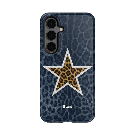 Denim Cheetah Star Samsung Case