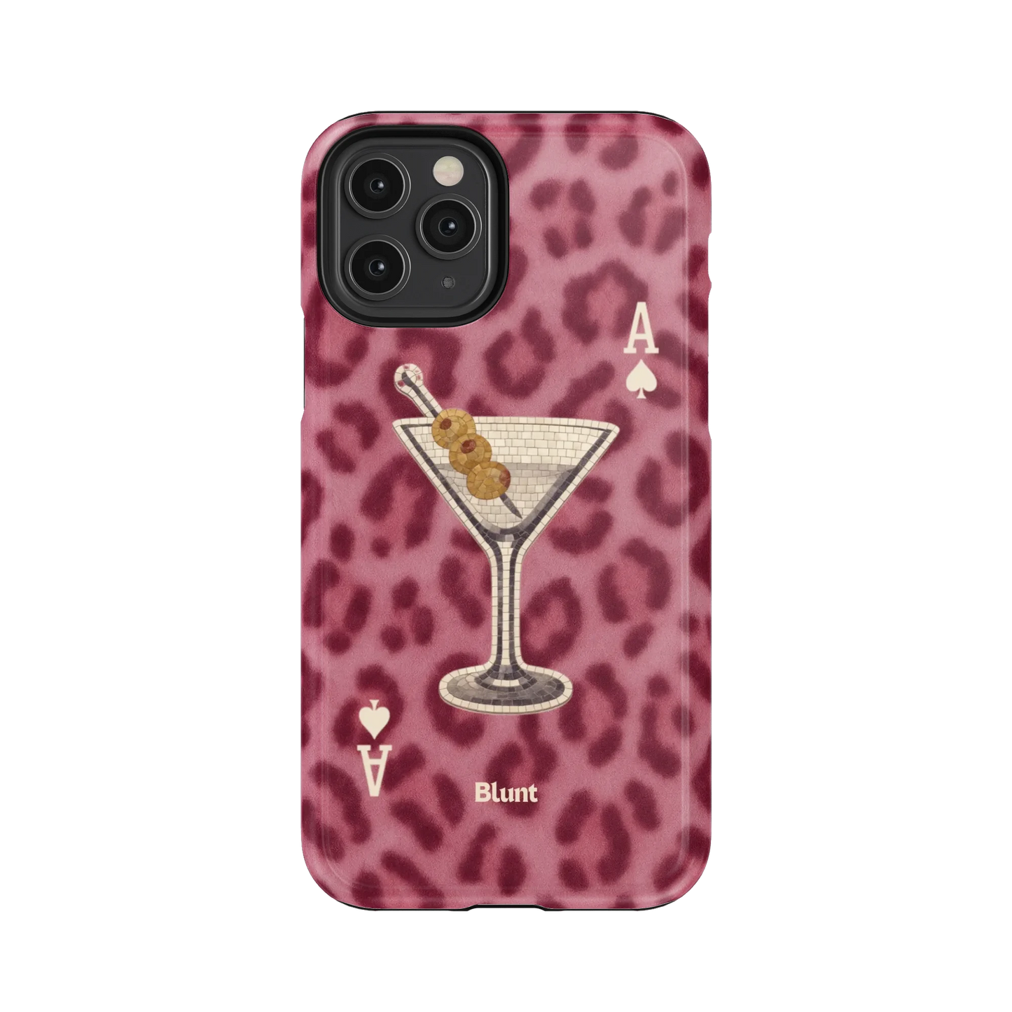 Pink Cheetah Dirty Martini iPhone Case
