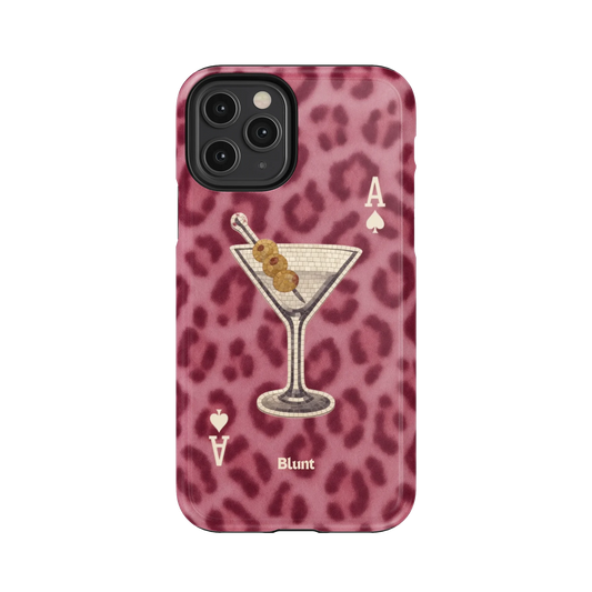 Pink Cheetah Dirty Martini iPhone Case