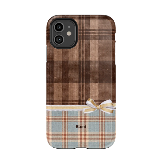 Mocha-Plaid-iphone-case-iPhone 11-1