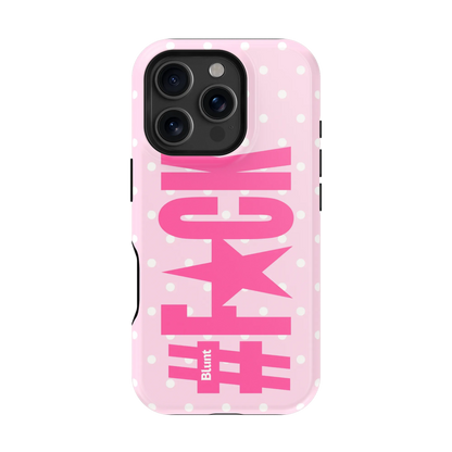Pink Polka Riot iPhone Case