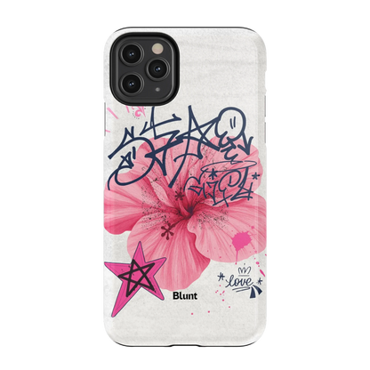 Grafitti Blossom iPhone Case