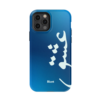 Blue Love iPhone Case