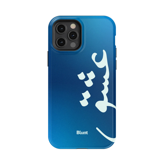 Blue Love iPhone Case