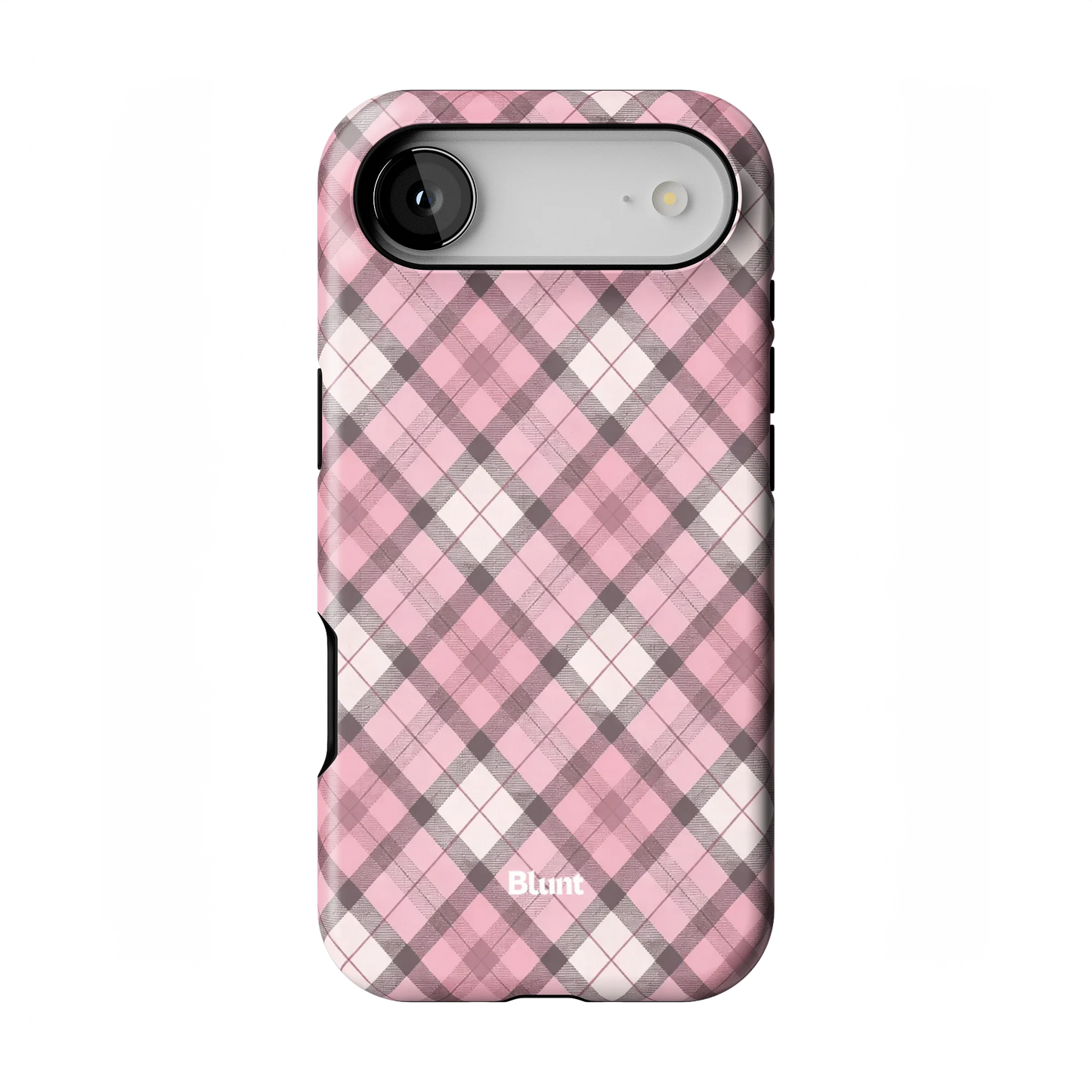 Pink Plaid iPhone Case