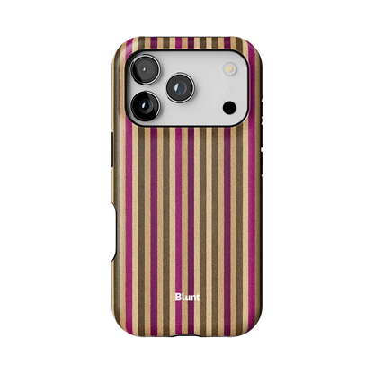 Pecan Stripe iPhone Case