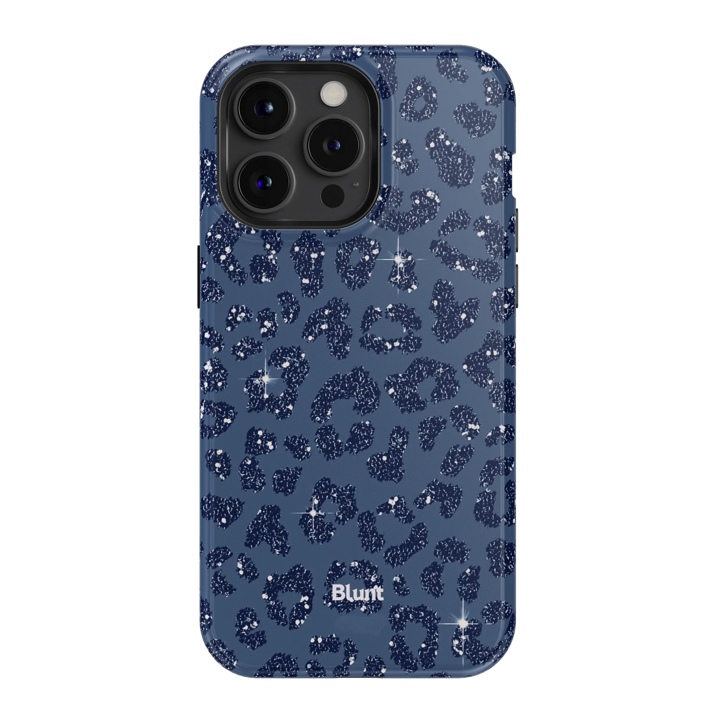 Blue Cheetah Print iPhone Case