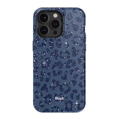 Blue Cheetah Print iPhone Case