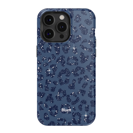 Blue Cheetah Print iPhone Case