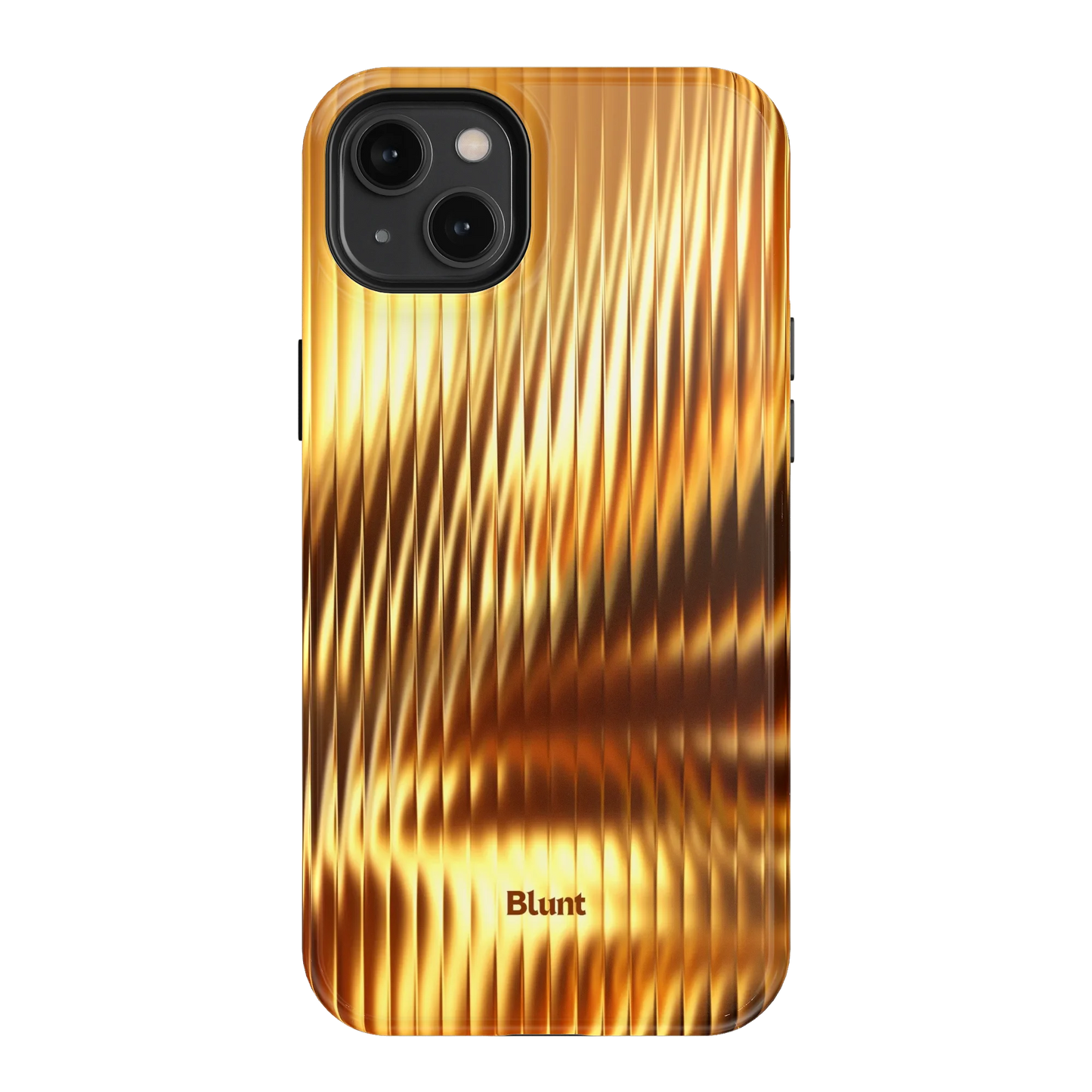 Golden Ripple iPhone Case