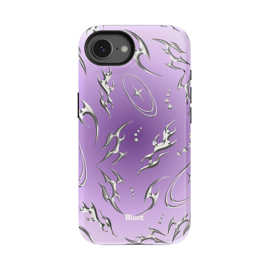Purple Cyber iPhone Case