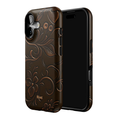 Tooled Leather iPhone Case