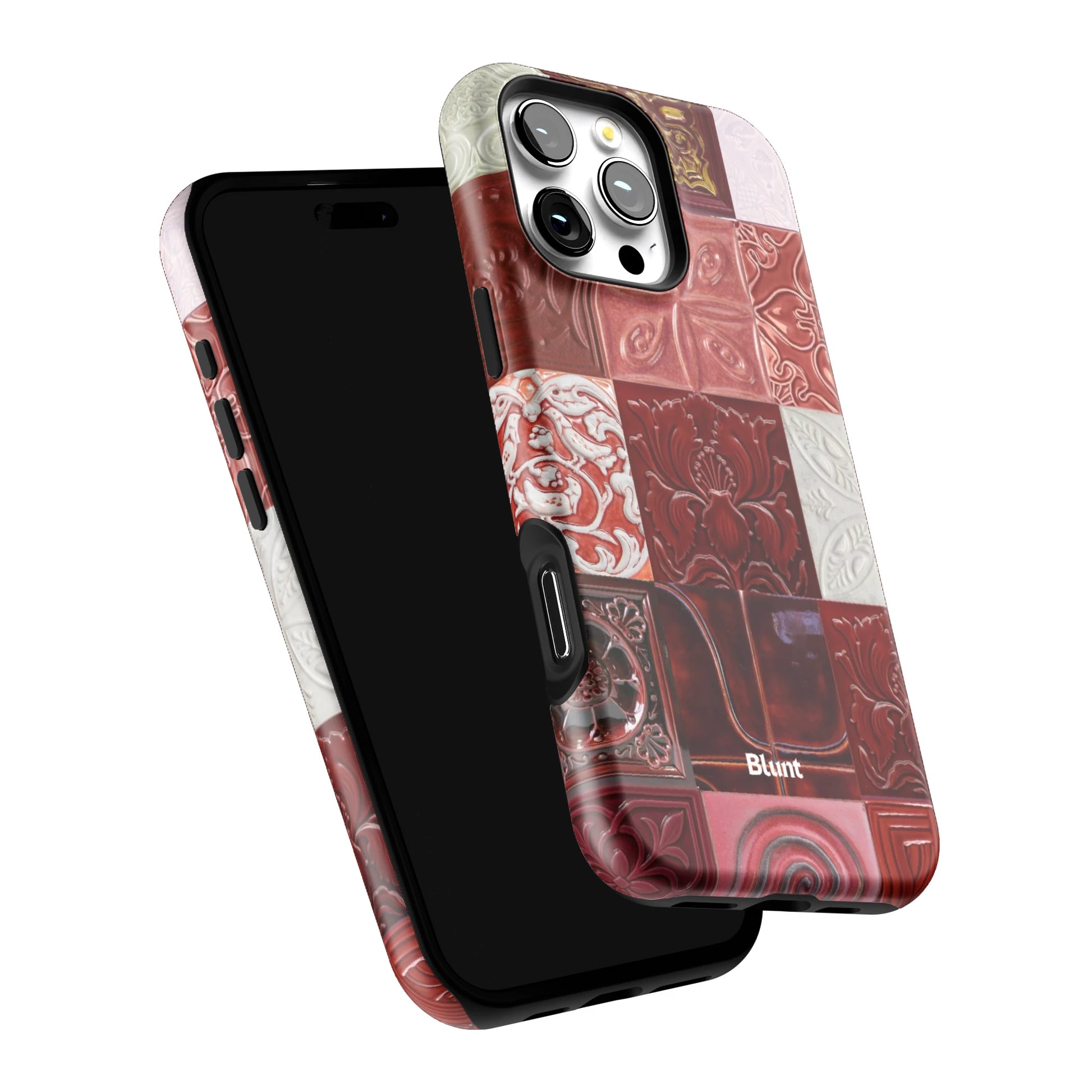 Checkered-Rouge-iphone-case-iPhone 16 Pro Max-5