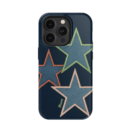 Neon Stars iPhone Case