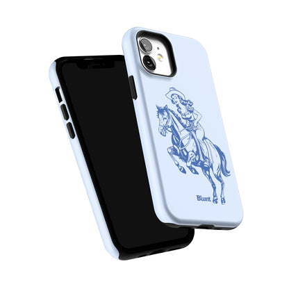 Blue-Lasso-Lady-iphone-case-iPhone 12-5