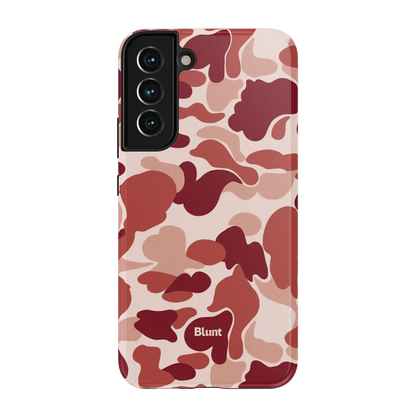 Reddish Camo Samsung Case