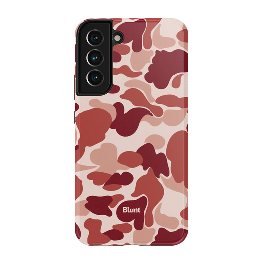 Reddish Camo Samsung Case