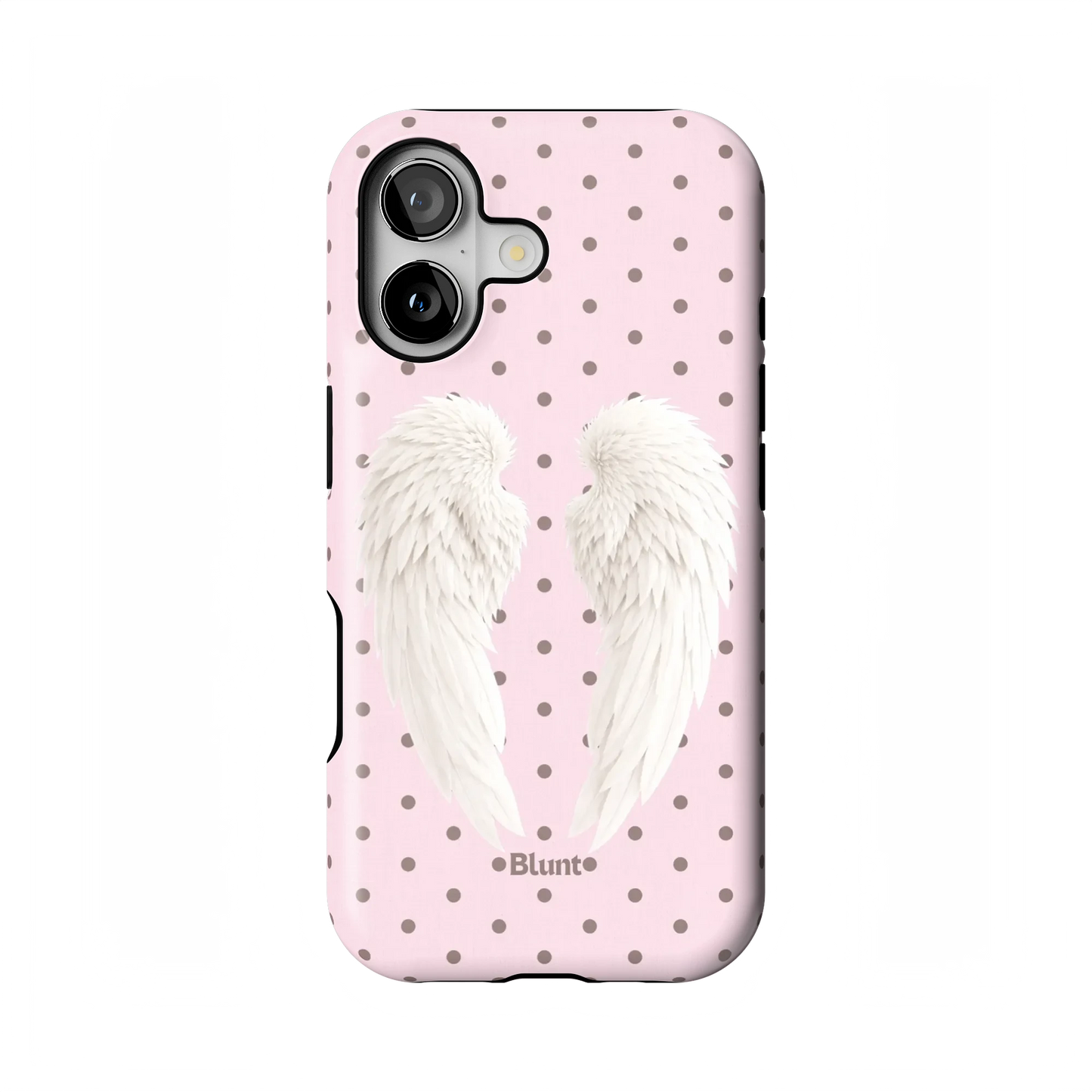 Pink Polka Wing iPhone Case