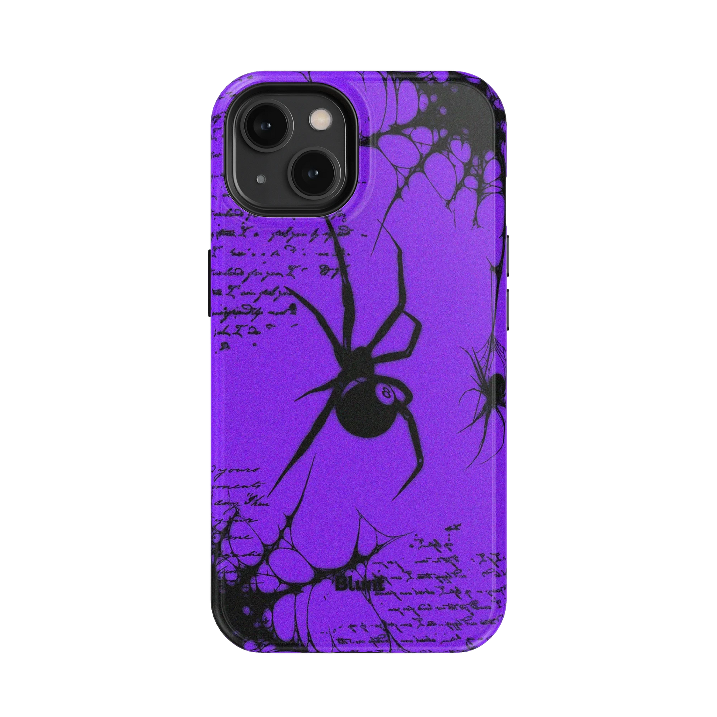 Violet Script iPhone Case