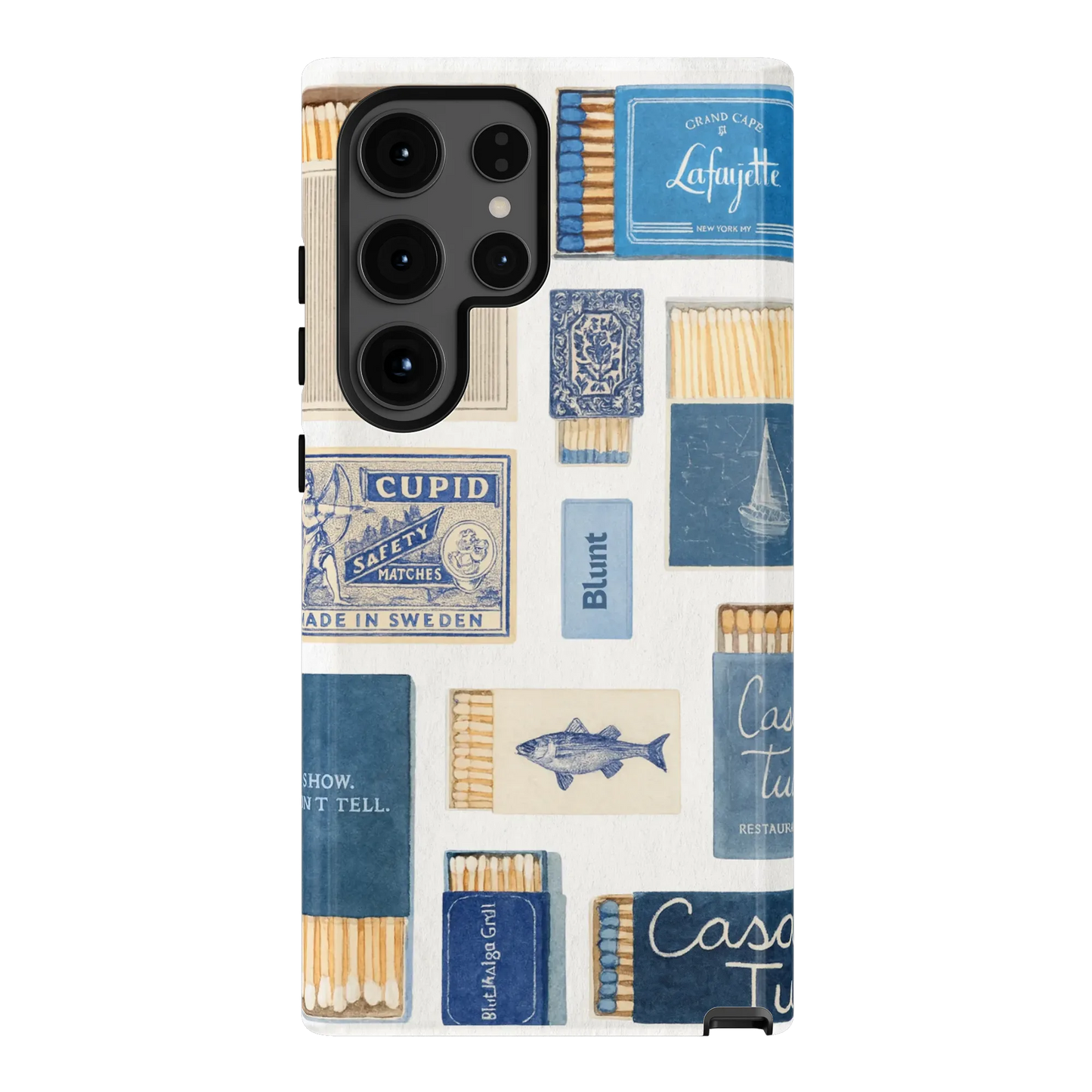 Teal flame Samsung Case