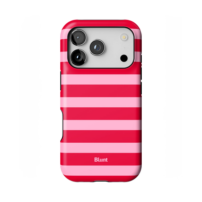 Cherry Stripe iPhone Case